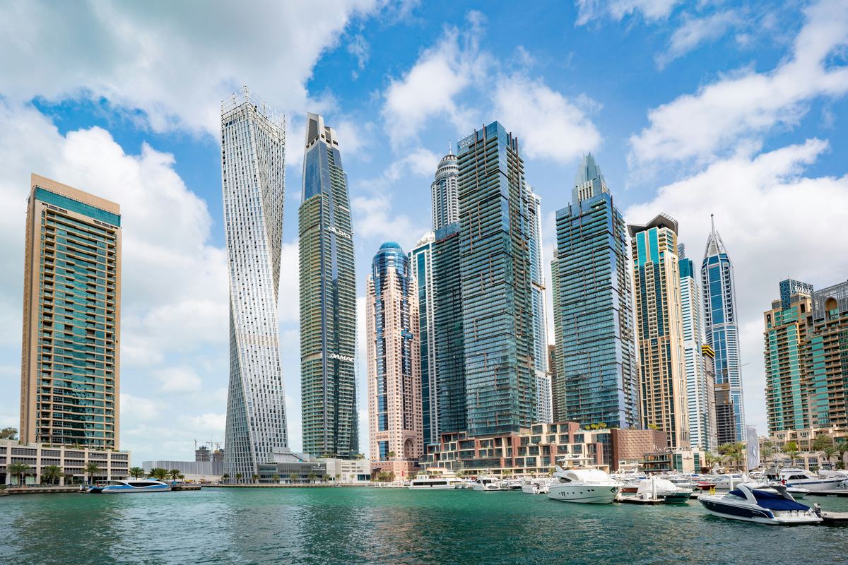 Dubai Marina and Business Bay